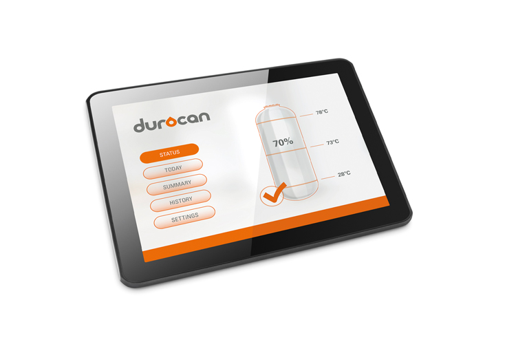 Durocan erzeugt Wärmeenergie mit der eigenen Solaranlage