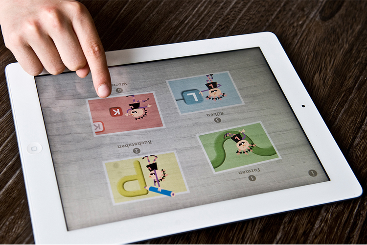 Li La Lolle-App: Kinder mit Förderbedarf lernen Schreiben