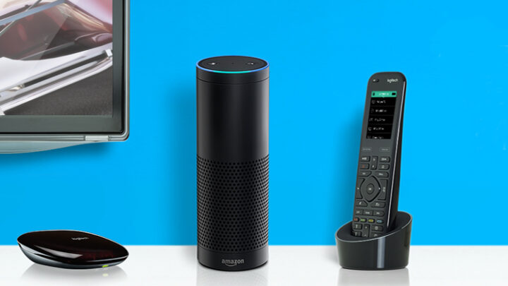 Fernseher mit Logitech Harmony Hub und Alexa steuern