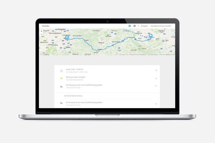 Wann kommt mein Paket an? Parcello weiß es