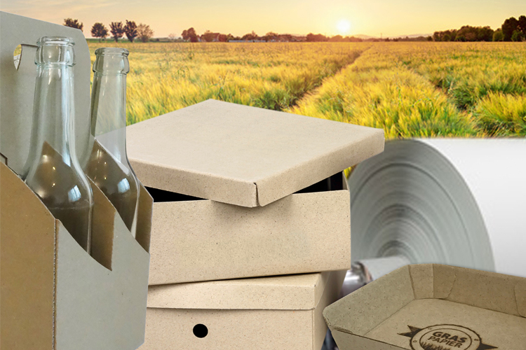 Creapaper macht Papier und Verpackungsmaterial aus Gras