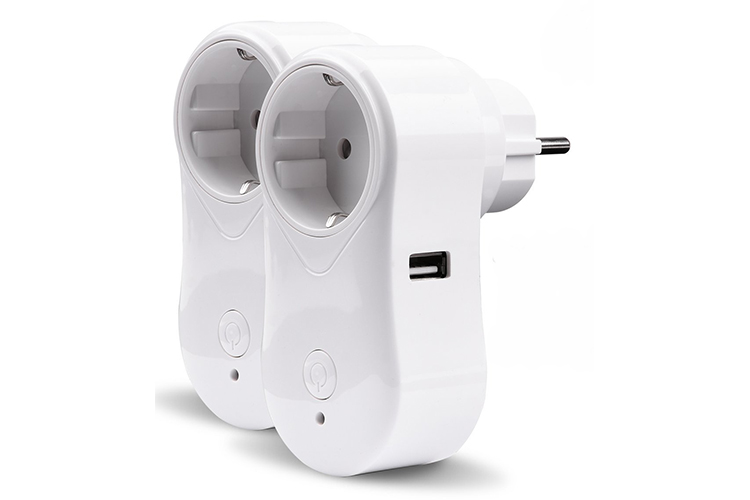 VIFLYKOO: WLAN-Steckdose mit USB und Alexa-Sprachsteuerung