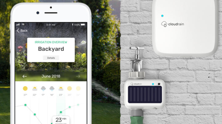 CloudRain kümmert sich um den Garten, wenn es sonst keiner tut