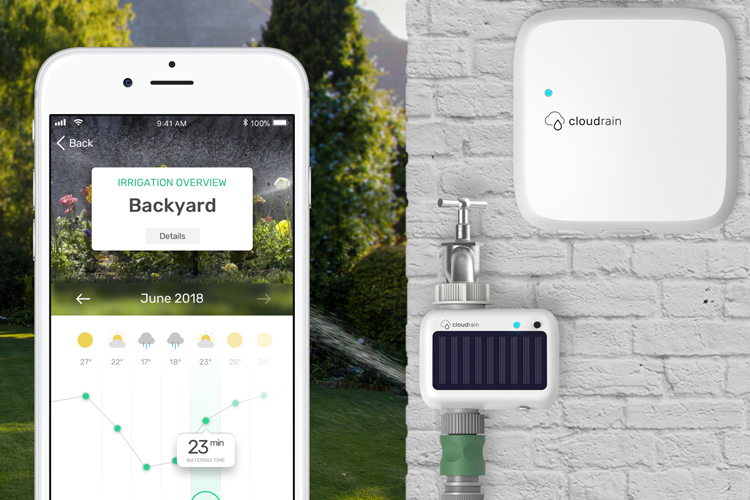 CloudRain kümmert sich um den Garten, wenn es sonst keiner tut