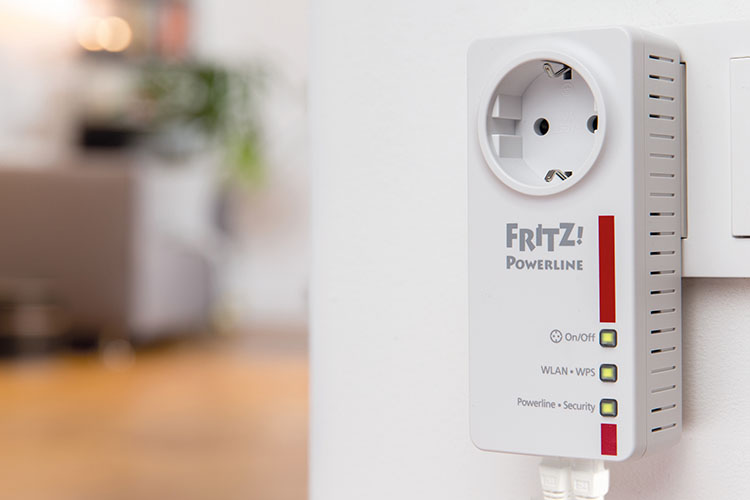 FRITZ!Powerline 546E Test-Übersicht: Internet aus der Steckdose