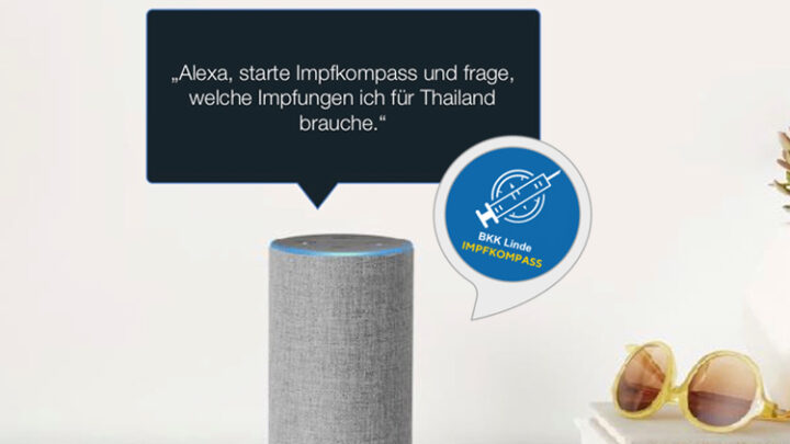 Mit Alexa Skill BKK Linde Impfkompass zum optimalen Impfschutz