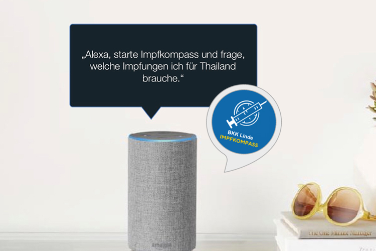 Mit Alexa Skill BKK Linde Impfkompass zum optimalen Impfschutz