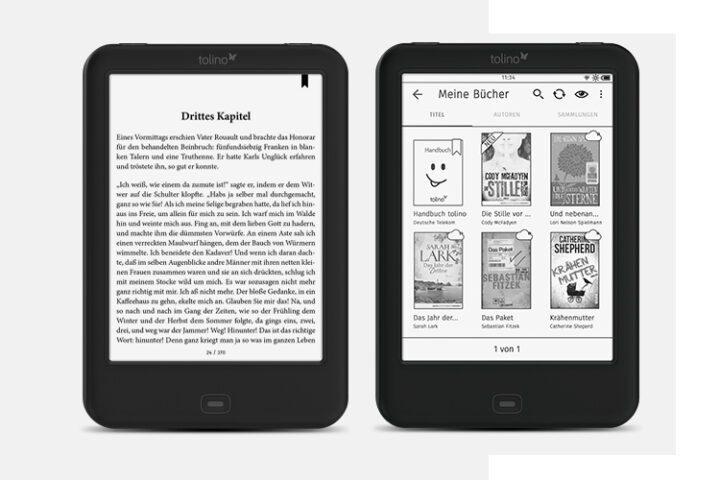 Tolino Shine 2 HD eBook-Reader im Test-Überblick