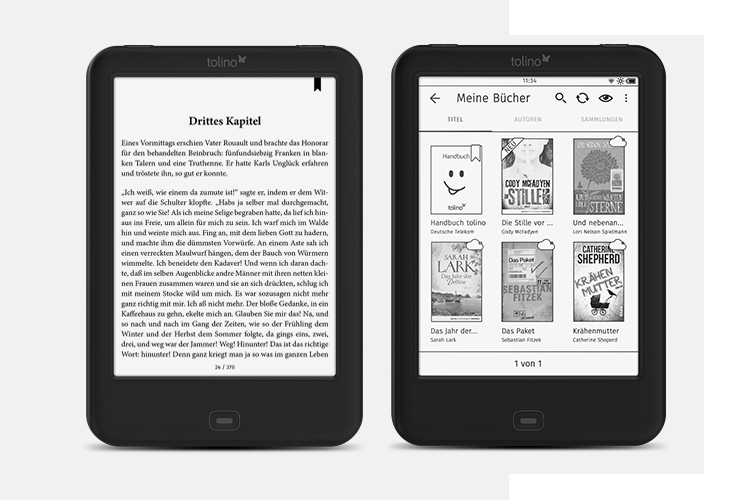 Tolino Shine 2 HD eBook-Reader im Test-Überblick