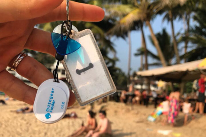 musegear finder Bluetooth-Tracker für Smartphone, Schlüssel & Co.