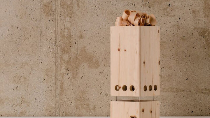 zirb. Raumlüfter aus Zirbenholz