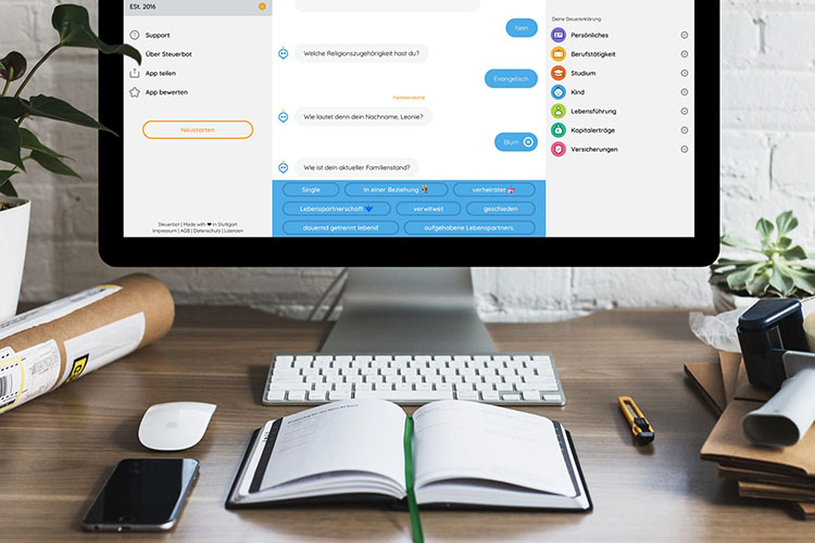 Steuerbot – App hilft bei der Steuererklärung