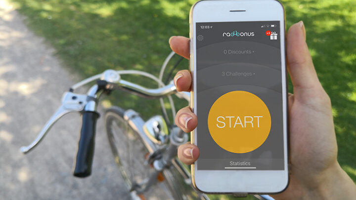 Per Radbonus-App Kilometer in Belohnungen verwandeln