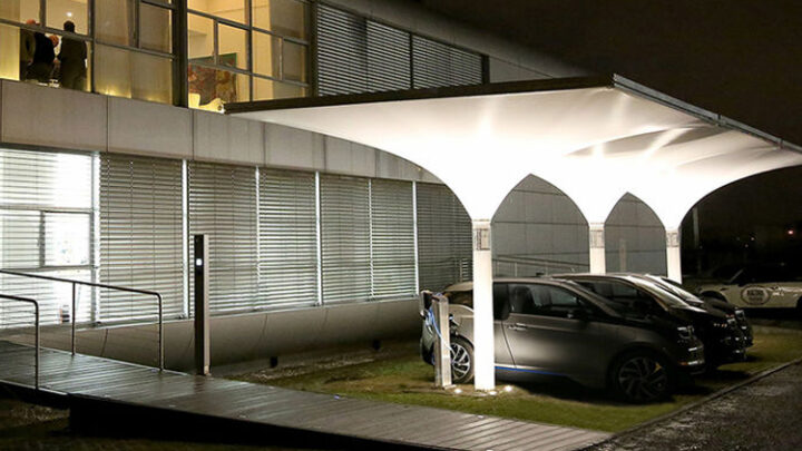 MDT-tex Solar Carport nutzt Bedachungen zur Energiegewinnung