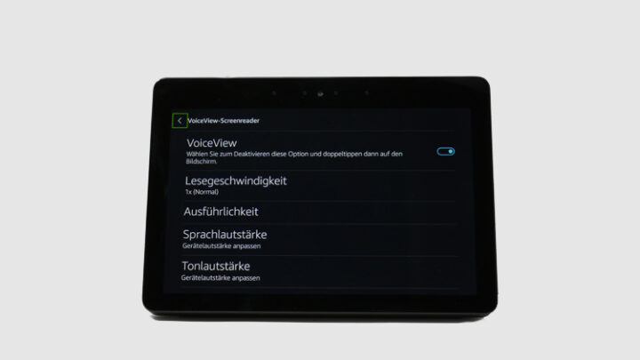 VoiceView-Screenreader am Echo Show/ Spot nutzen – so geht’s