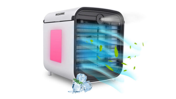 Bewertung der Hisome Mini-Klimaanlage mit Wasserkühlung