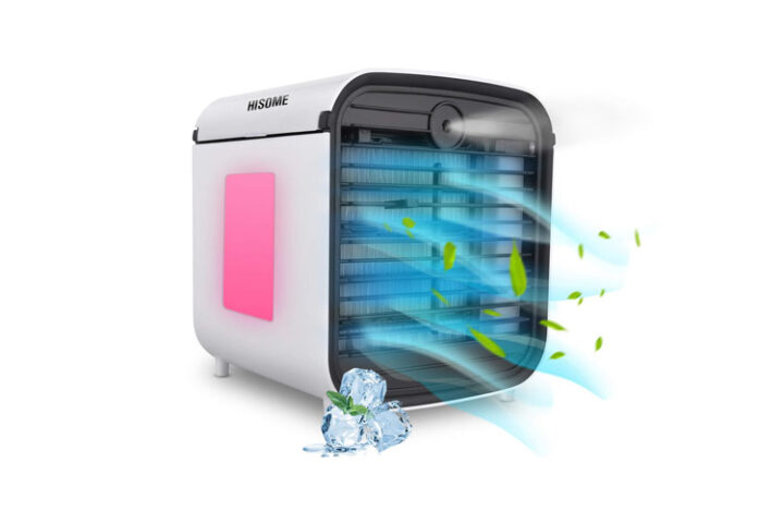 Bewertung der Hisome Mini-Klimaanlage mit Wasserkühlung