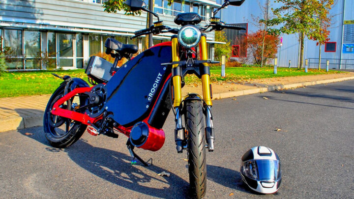 eROCKIT Elektromotorrad mit Pedalen made in Germany
