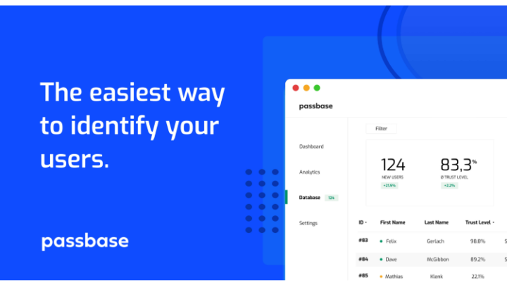 Passbase – User Identitätserkennung mit hohem Sicherheitsstandard