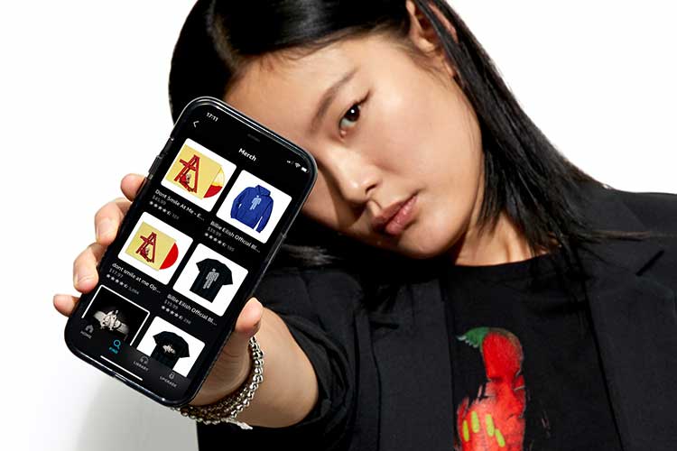 Amazon startet Fan-Artikel-Verkauf in der Amazon Music App