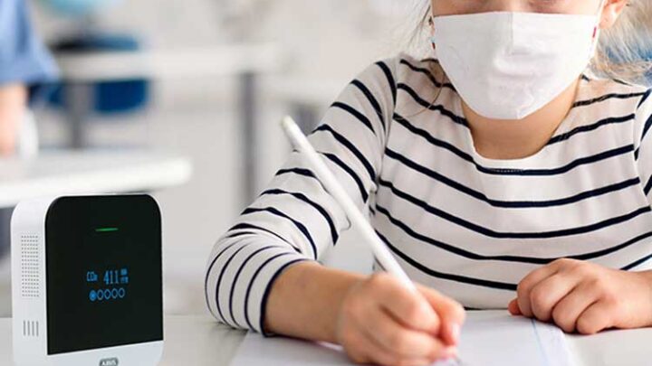 Raumluft verbessern mit dem CO2-Melder ABUS AirSecure