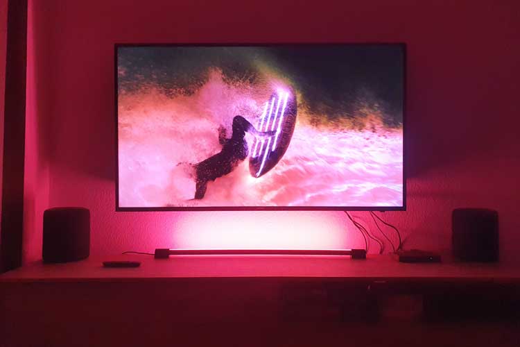 TV-Hintergrundbeleuchtung im Test-Vergleich