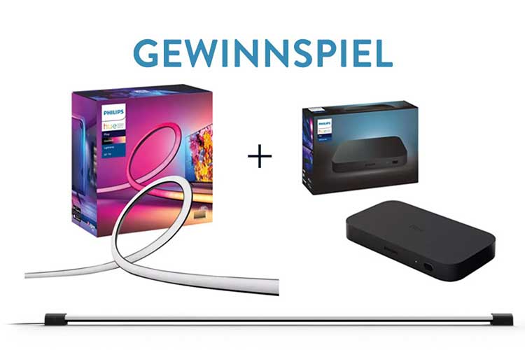 Gewinnspiel – 3x Philips Hue Play Gradient Set mit Sync Box!