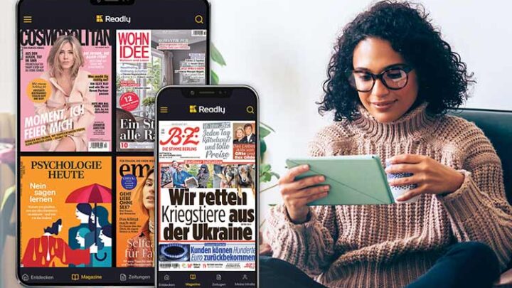 Jetzt Readly 2 für Monate zum Super Sparpreis kennenlernen