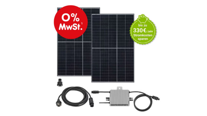 Netto Balkonkraftwerk für 499,99 Euro: Jetzt 58 % Rabatt sichern!