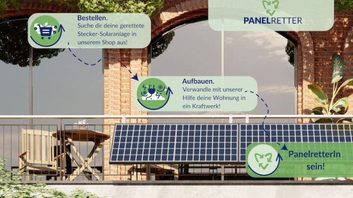 Panelretter verkauft besonders nachhaltige Steckersolaranlagen