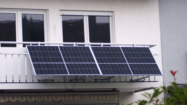 Balkonkraftwerk vor Hagel, Wind & Sturm schützen