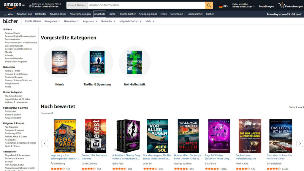 prime-reading-test-homeandsmart Übersicht der Prime Reading Angebote