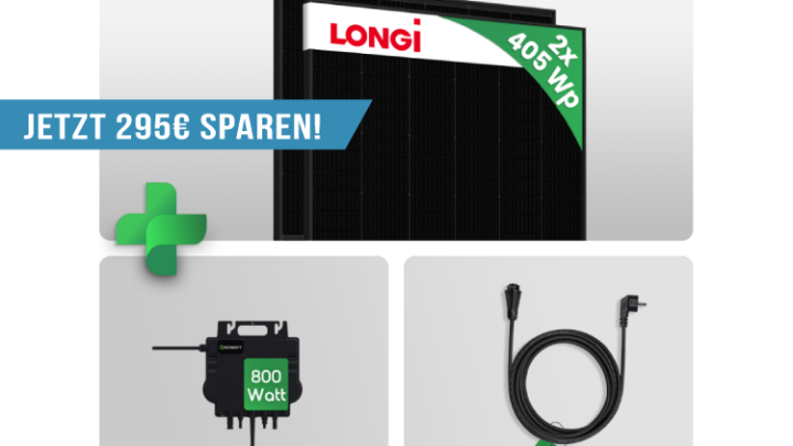 Fast geschenkt: 800 Watt Balkonkraftwerk für unter 250 Euro!