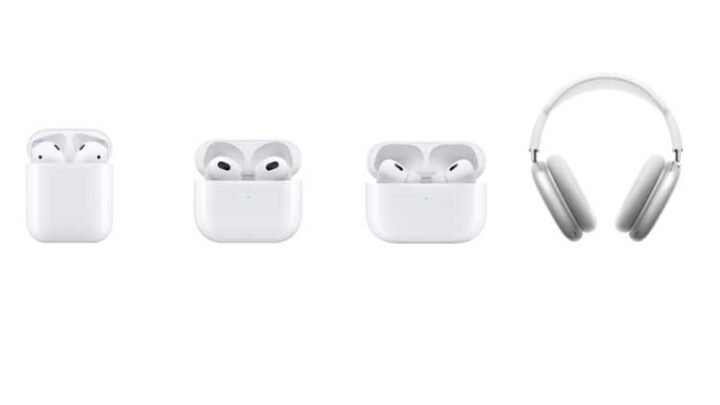 Apple AirPods Test-Überblick: alle AirPods im Vergleich