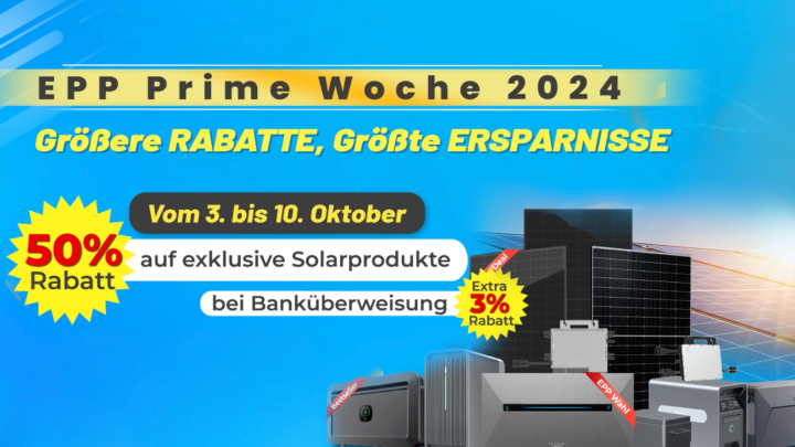 Epp Prime Woche wieder verlängert! Jetzt noch 50 Prozent sparen