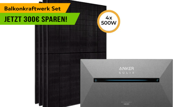 Preis-Wahnsinn bei Solago! Balkonkraftwerk+Speicher im Mega Sale