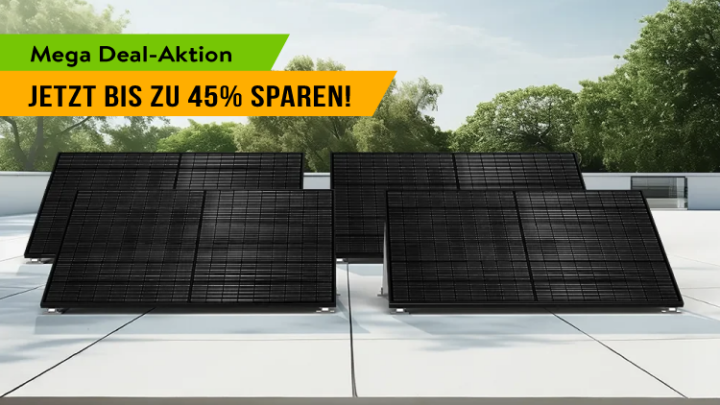 Mega-Deals! Balkonkraftwerk Sets + Speicher um 45% reduziert