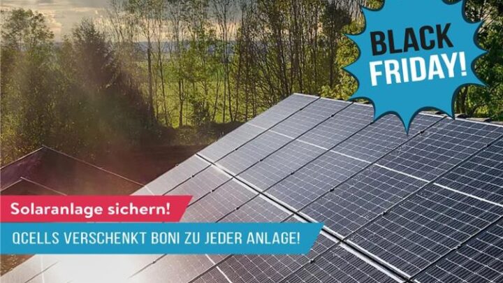 Mega Black Deals bei Qcells: 15 Prozent auf Solaranlage sparen!