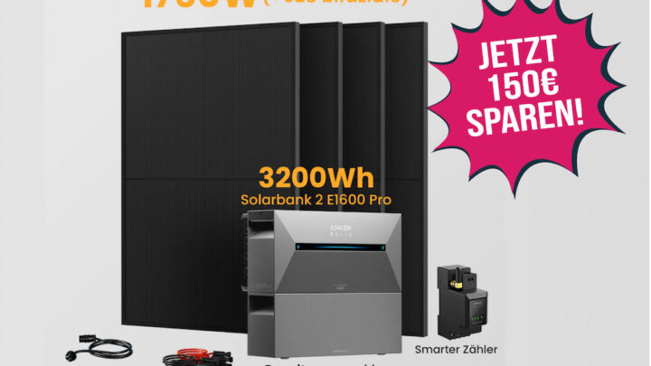 1760W Balkonkraftwerk mit 3,2kWh Speicher mega günstig!