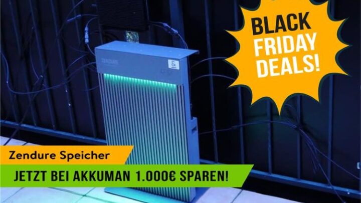 Jetzt schnell sein! Akkuman Solarspeicher 1000 Euro günstiger!