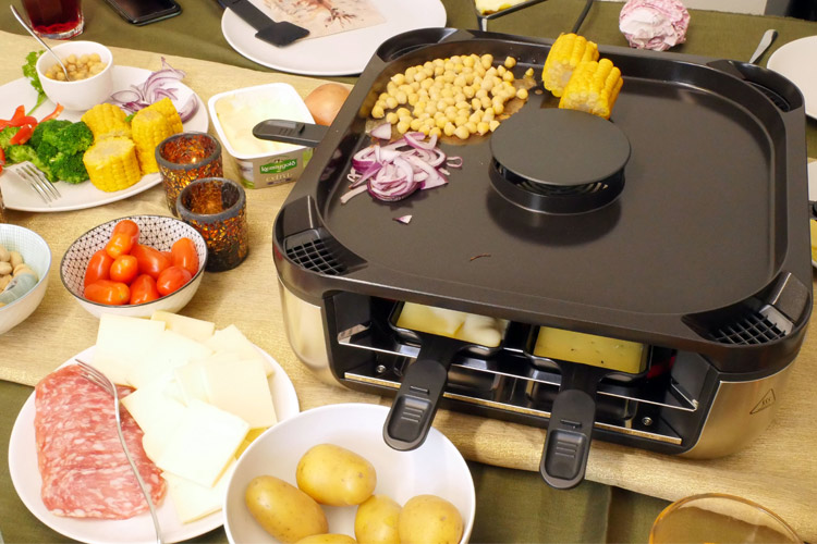 Severin Raclette Test: Erster Tischgrill mit Dunstabzug