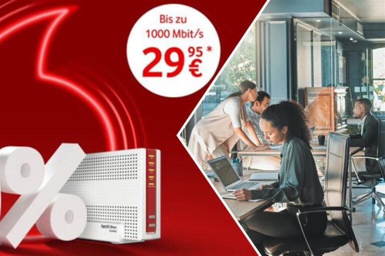 Vodafone Business HAMMER! Superschnelles WLAN zum halben Preis