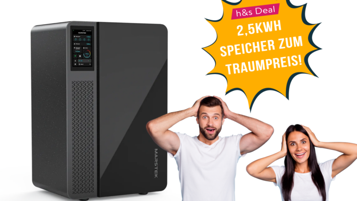 Krass günstig: Marstek Jupiter C Speicher für unter 700 Euro!