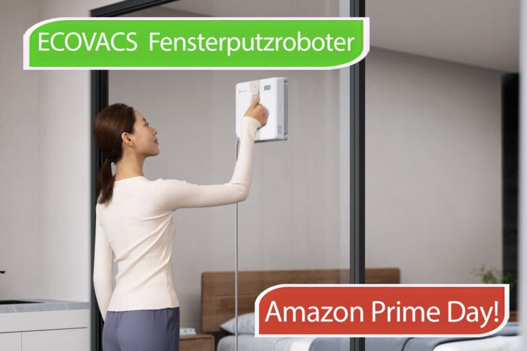 Amazon Prime Day: ECOVACS Fensterputzroboter heftig reduziert!