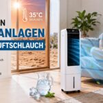 Effektive Kühlung ohne Abluftschlauch – moderne Klimaanlagen und Luftkühler im Vergleich.