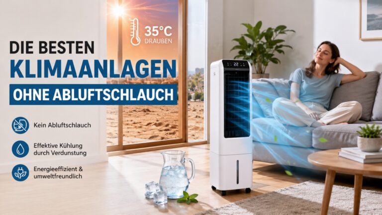 Klimaanlagen ohne Schlauch Test 2025 – welche kühlt am besten?