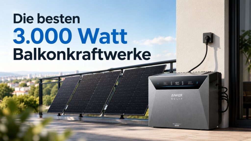 3.000 Watt Balkonkraftwerk: Ratgeber und Vergleich 2026