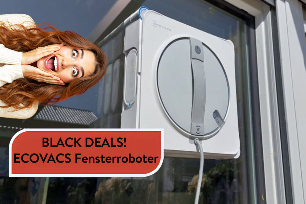 Fensterputzroboter von ECOVACS in der Black Week günstig wie nie