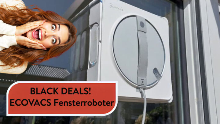Fensterputzroboter von ECOVACS in der Black Week günstig wie nie