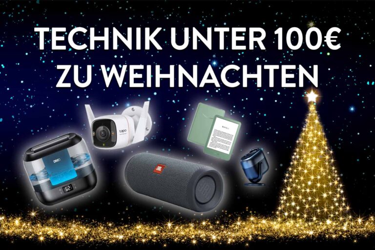 10 Technik Weihnachtsgeschenke für unter 100 Euro!